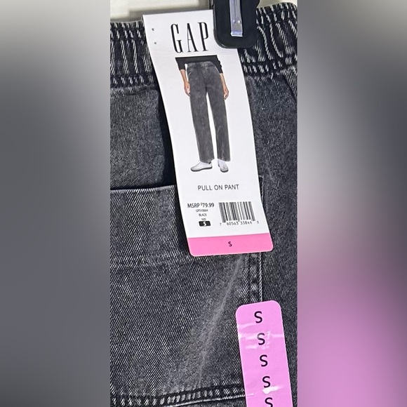 GAP - Women's Black Relaxed - Pull on Jeans - Picture 4 of 5
